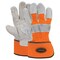 Viswerx Hi-Vis Split Leather Palm Glove Orange XL 127-11073 - alternate 2